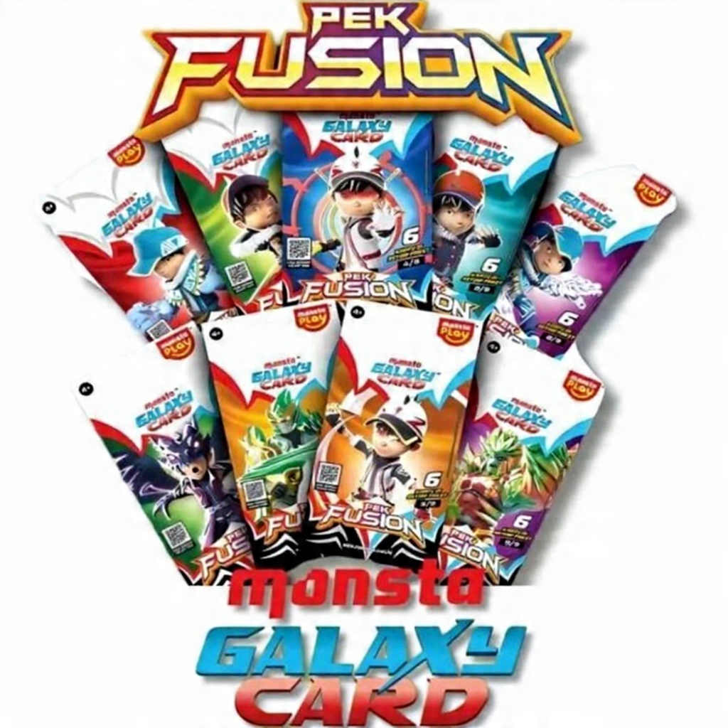 Monsta Galaxy Boboiboy Card pek Fusion Indonesia