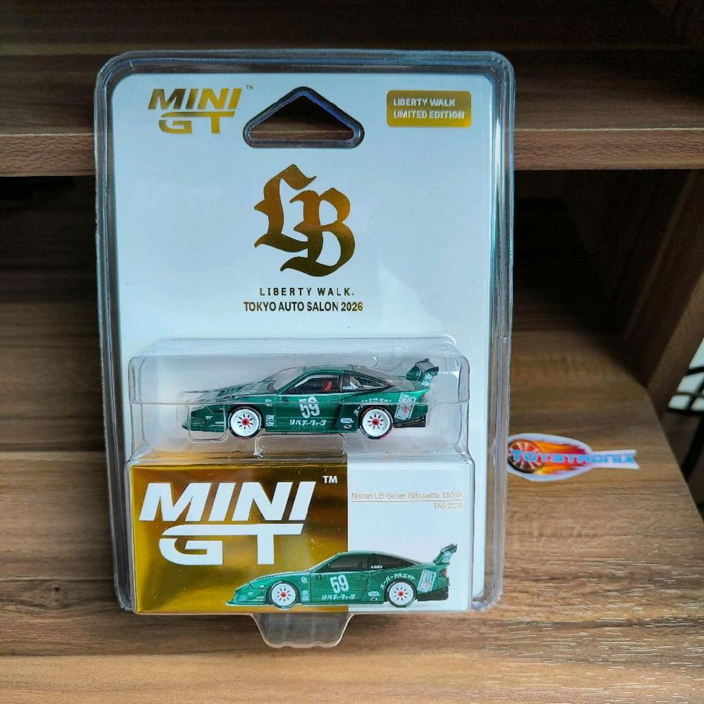 Mini gt liberty walk lbwk lb tokyo auto salon 2026 exclusive Nissan LB-Super Silhouette 180SX Tas Wa