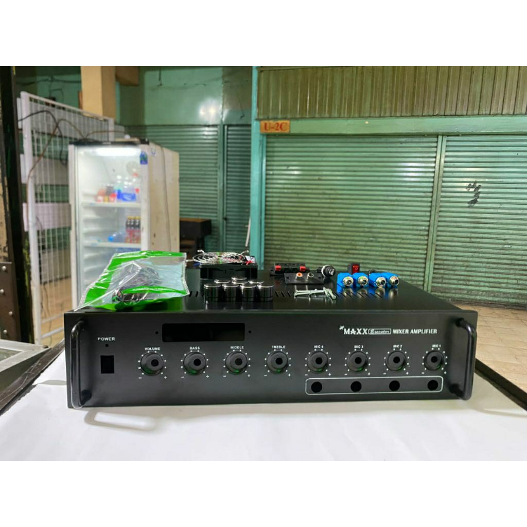 Box Power Mixer Amplifier MAXX + AKSESORIS