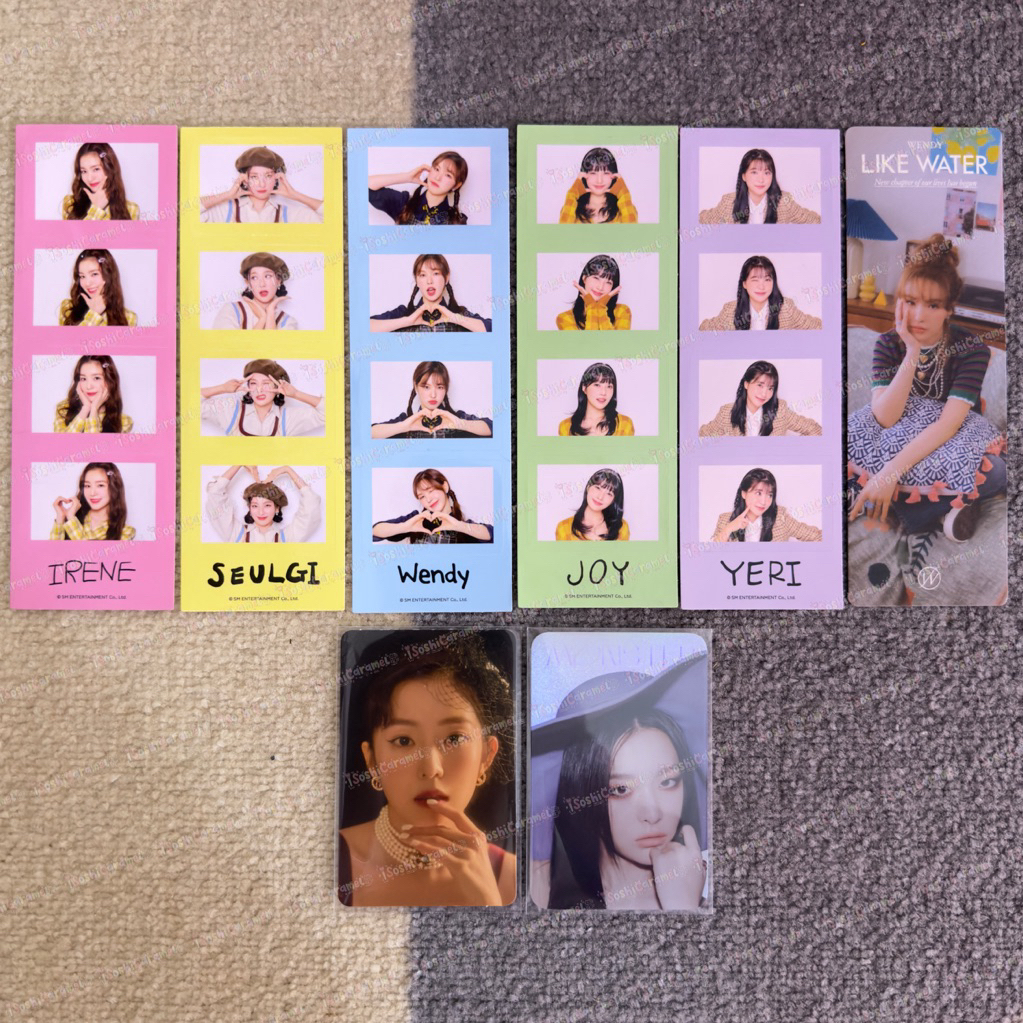 [ BACA DESC + PILIH J&T/SICEPAT ] PC PHOTOCARD RED VELVET IRENE SEULGI WENDY JOY YERI LA ROUGE MONST