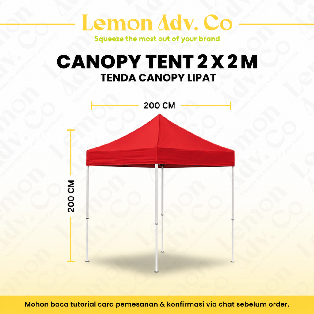 Canopy Tent 2x2 Meter | Tenda Canopy Outdoor Portable