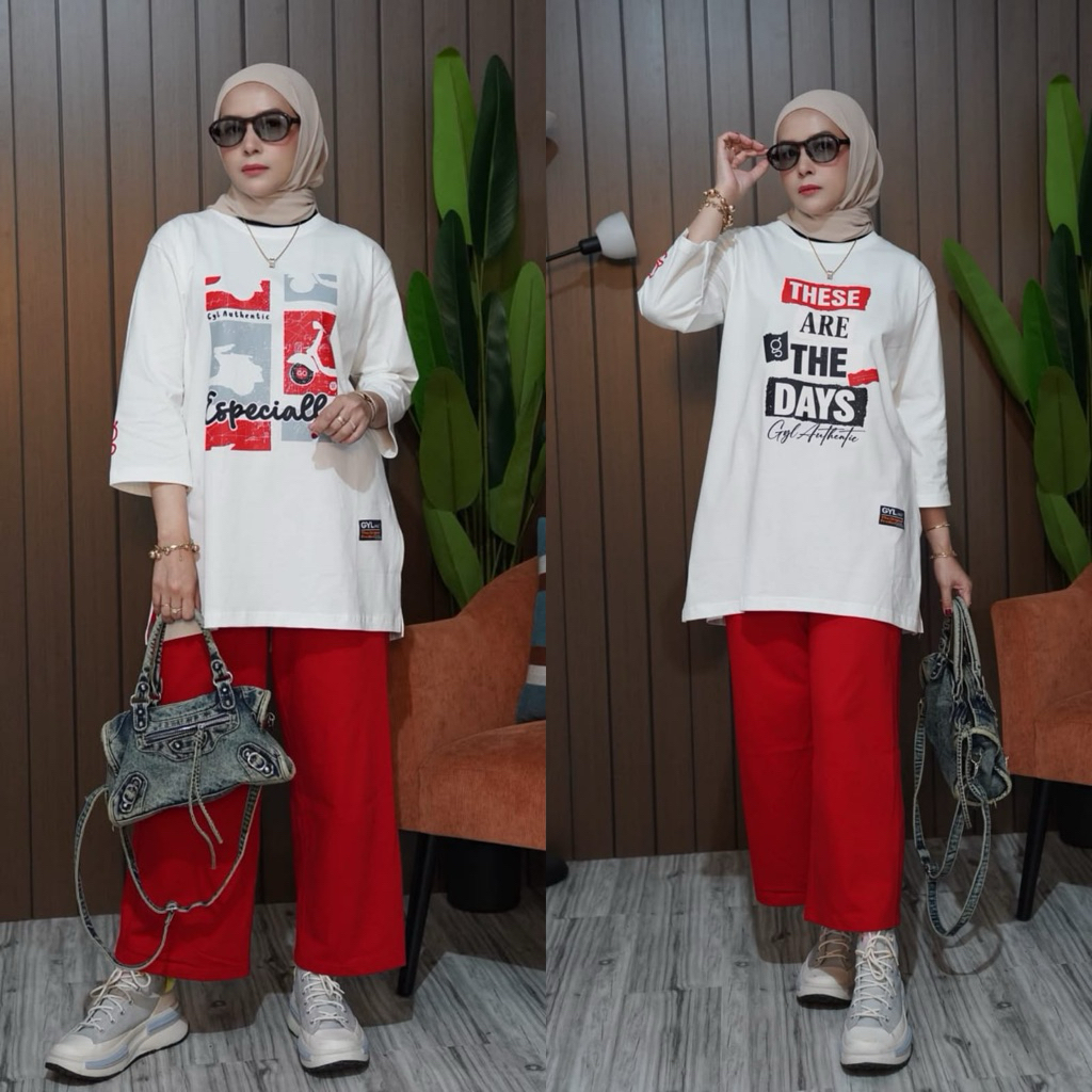 SET TUNIK OVERSIZE GYL ORI