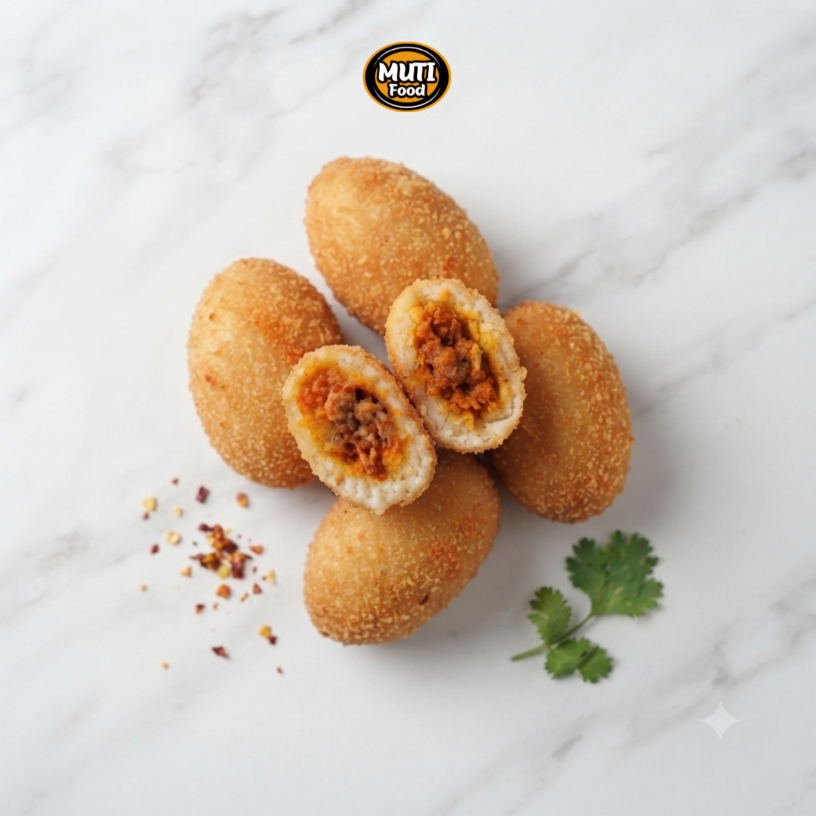 Combro mentega mercon (mini) / combro pedas isi 12pcs frozen