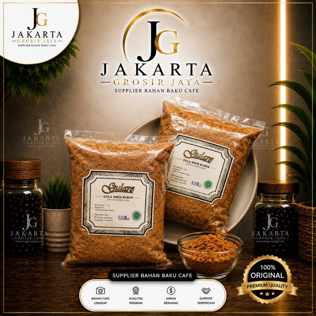 Gulare Gula Aren Semut 1 Kg - Gula Aren Bubuk Semut 1 Kg
