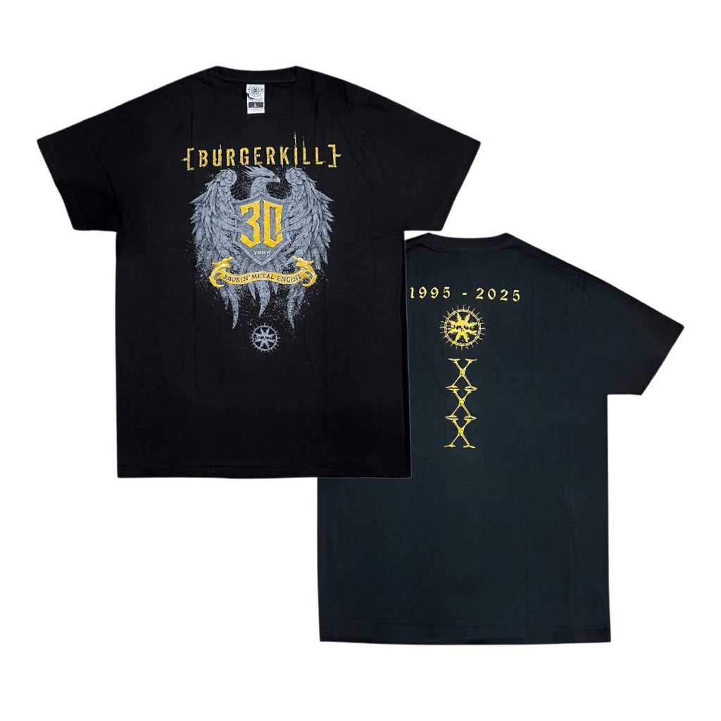 Tshirt Burgerkill Anniversary 30 Years Of Smokin Metal Engine