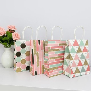 Paper Bag Kraft / Paper bag Ultah / Paper Bag Pattern / Tas Kado Ultah / Goodiebag Ultah / Paper Bag