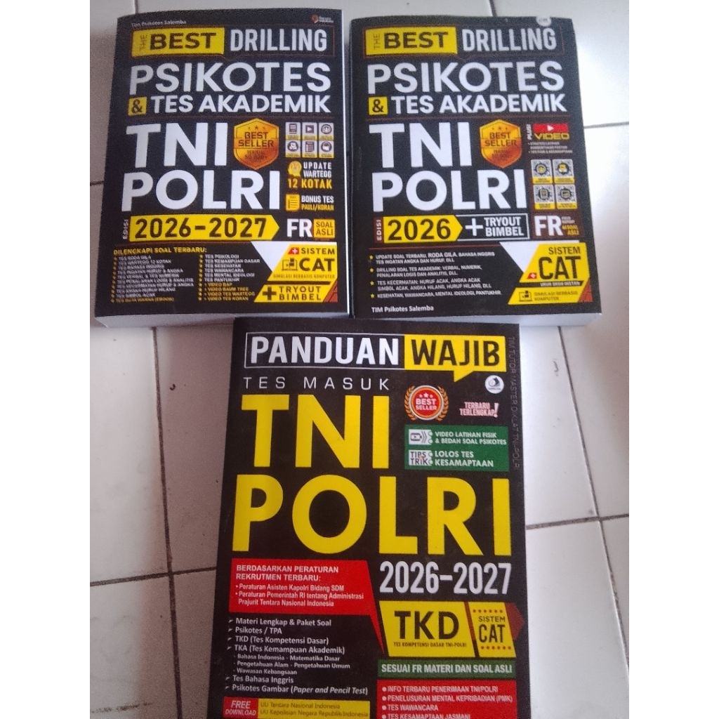 BUKU PANDUAN TES PSIKOTES TNI POLRI DAN PANDUAN TES TNI POLRI