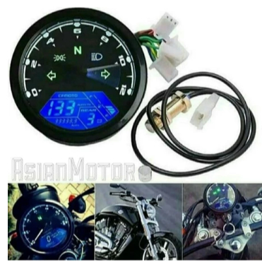 Speedometer Digital Custom Japstyle Caferacer/ Spidometer Custom Babon
