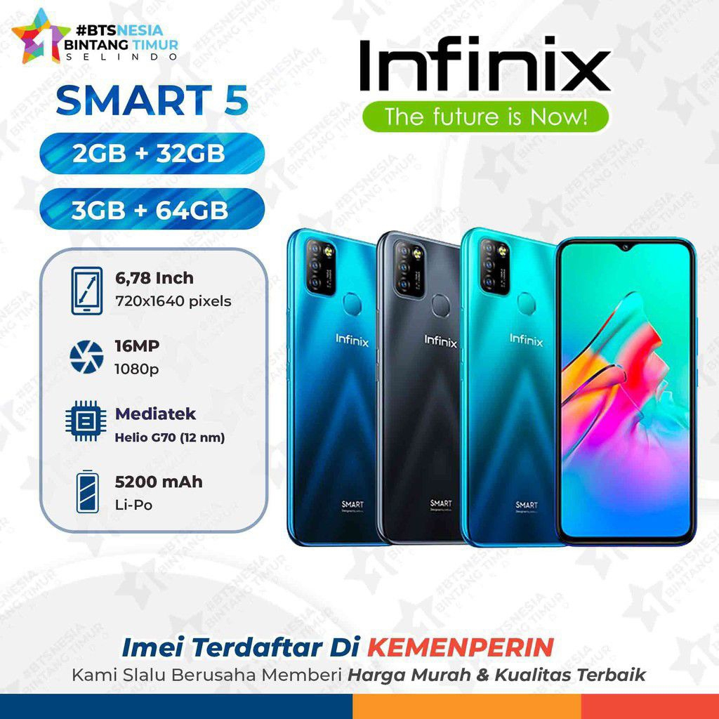 HP INFINIX SMART 5 SEKEN SIAP PAKAI
