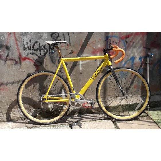 FRAMESET PCO LITE FORK GRAY TEAM jambubike jambu bike