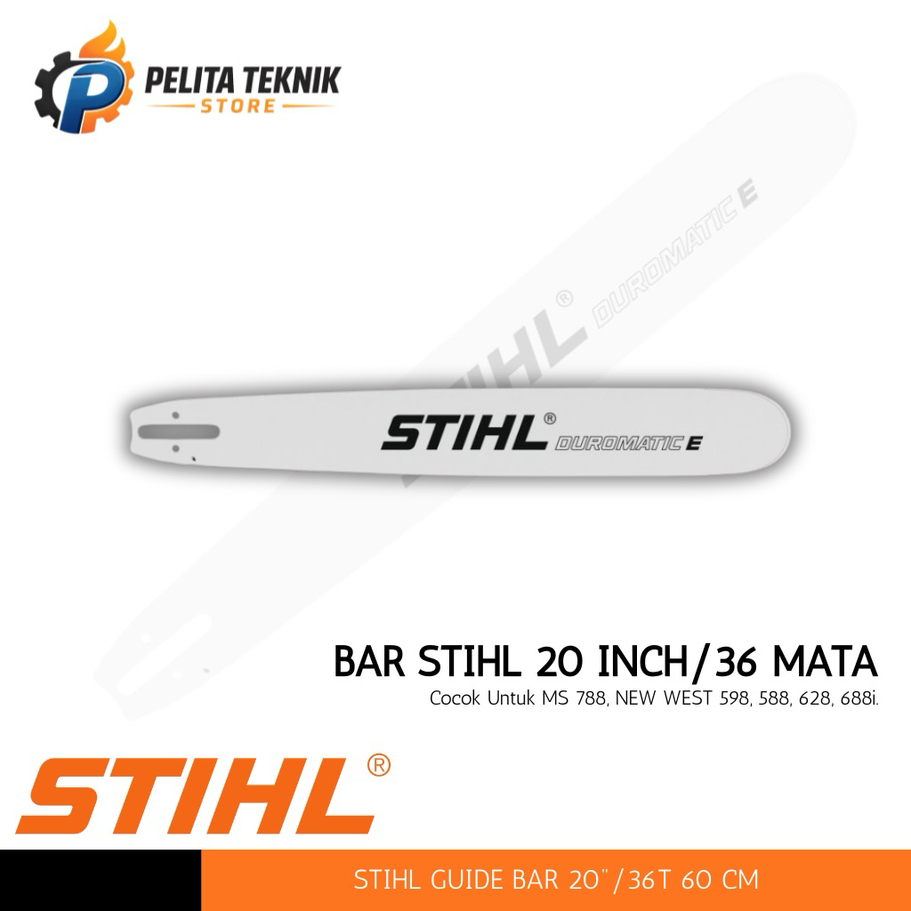 Bar Chainsaw Stihl 20/36T Bar Senso 20 Inch 36T 50 cm