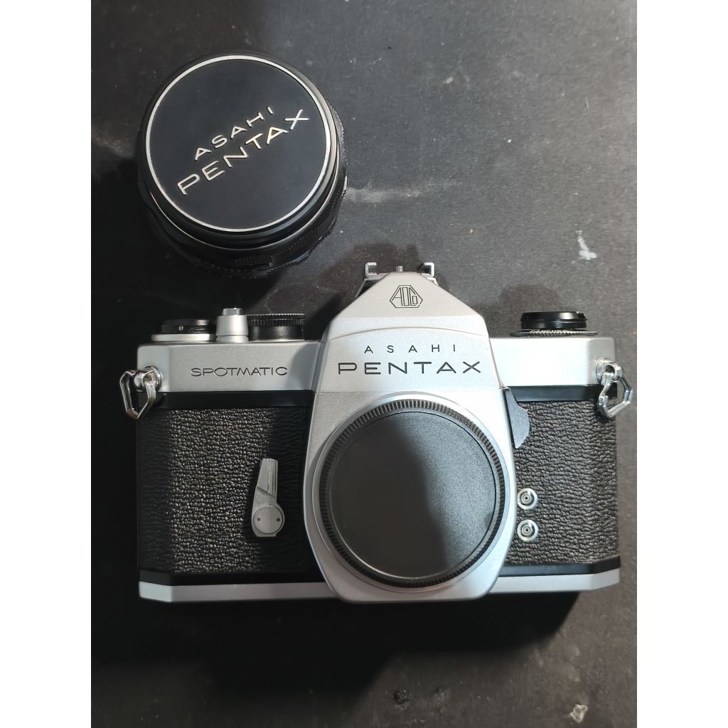 Kamera Analog Film SLR Asahi Pentax Spotmatic SP + Lensa Super Takumar 50 f1.4