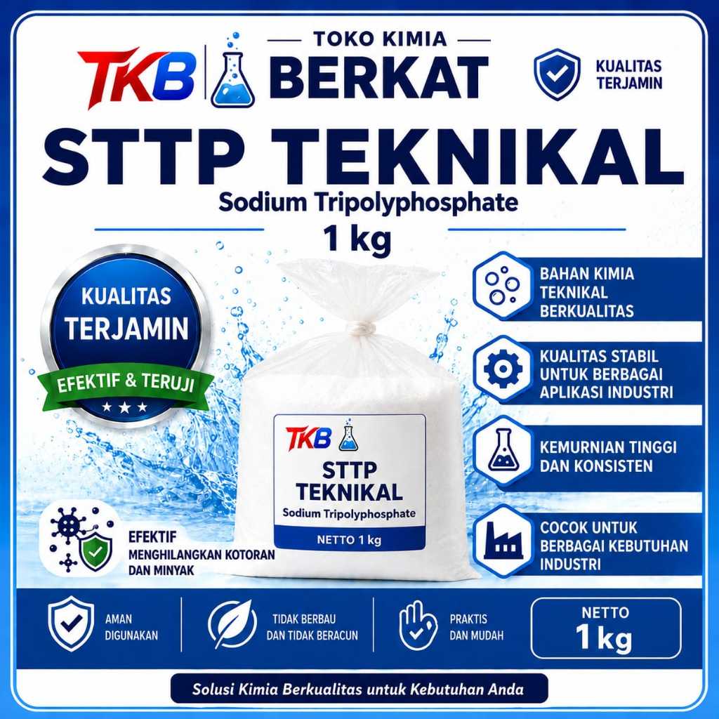 STPP 1KG Sodium Tripolyphosphate 1 KG TEKNIS