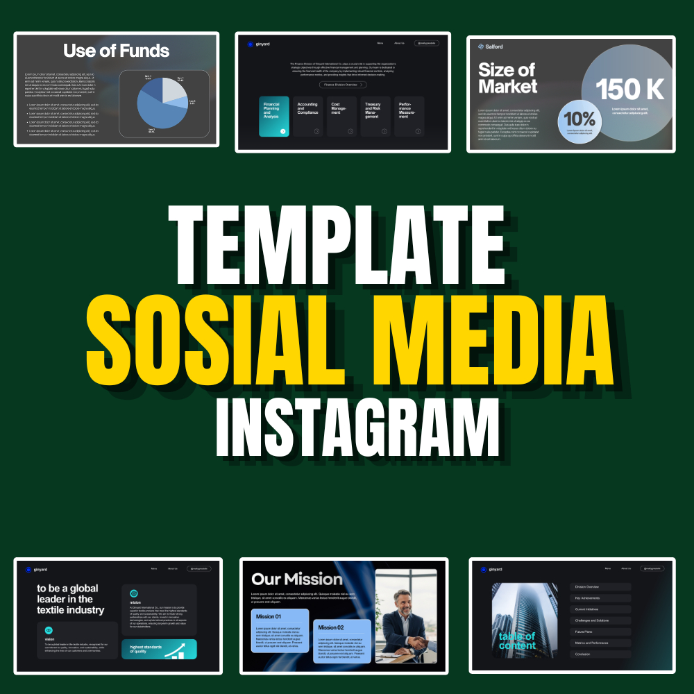 Template Instagram Post Estetik Canva Premium | Feed IG Online Shop Promosi Carousel Bisnis Kuliner 