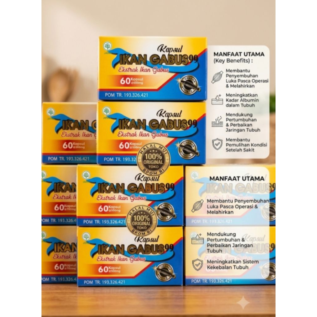 IKAN GABUS 99 GABUMIN kapsul