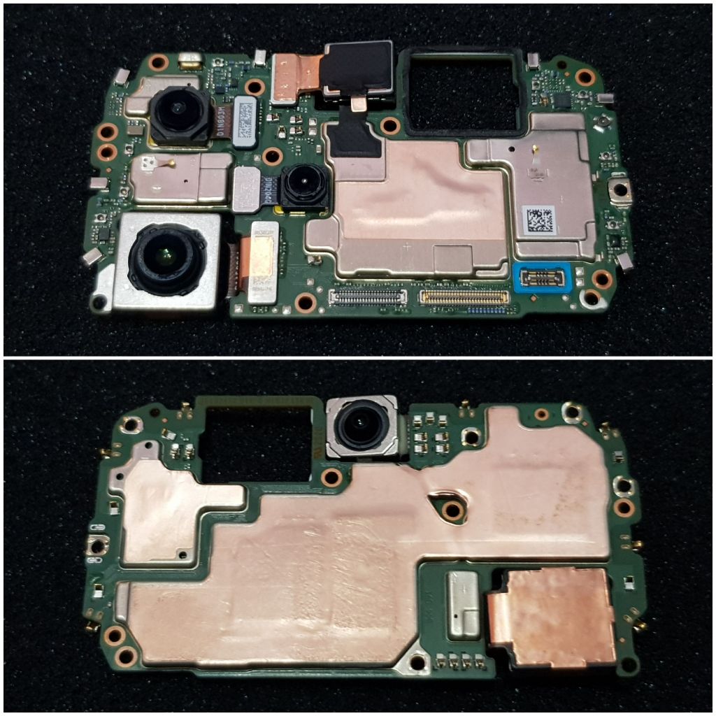 Mainboard mesin OPPO Reno 14F 5G (12/256GB) original & berfungsi normal . Kamera OPPO Reno 14F 5G fu