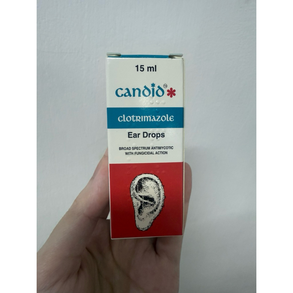 READY ORIGINAL Candid Ear Drop tetes telinga antijamur clotrimazole 15 mL tetes telinga jamur kuping