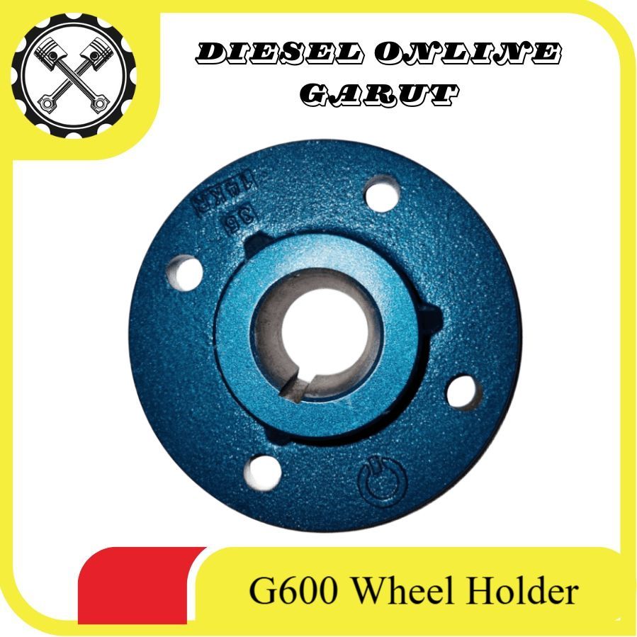 G600 Dudukan Roda Besi Dudukan Roda Karet Wheel Holder Traktor Tangan Asli Quick