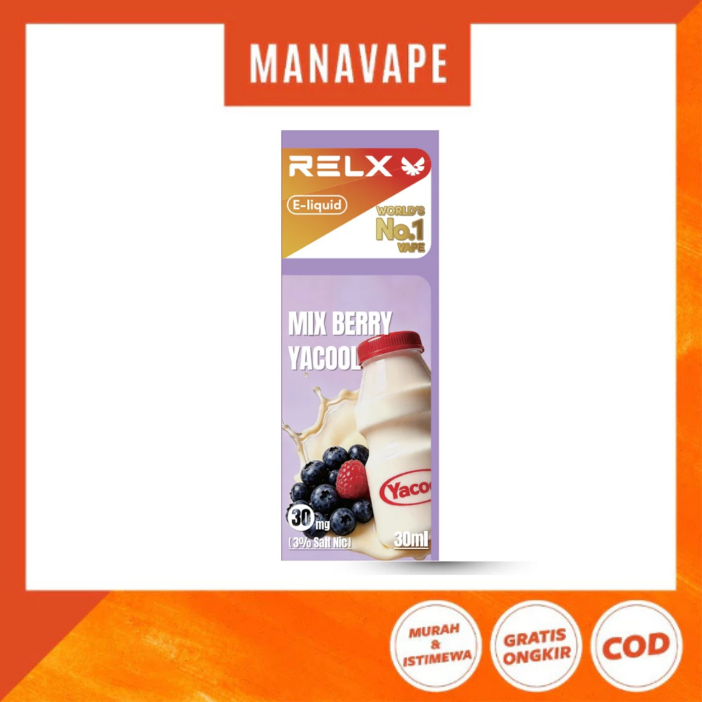 Relx Mixx Berry Yacool Salt Nic 30ml 30mg