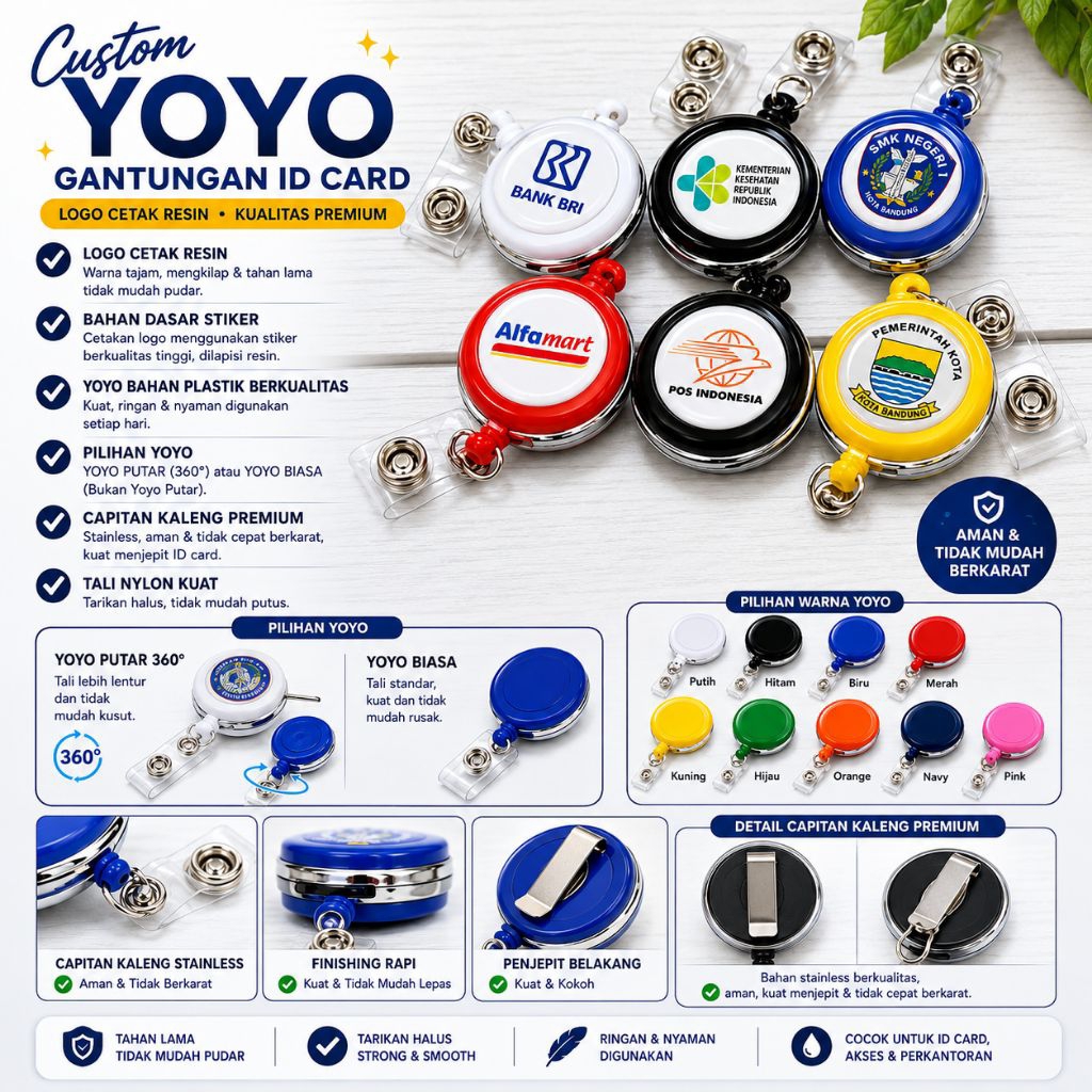 Yoyo Id Card Custom Logo
