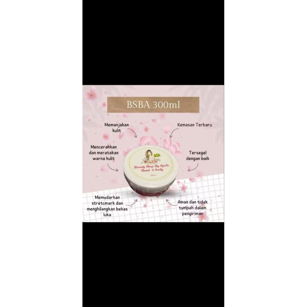 HB BSBA by april  (Tersegel ASLI 100% )