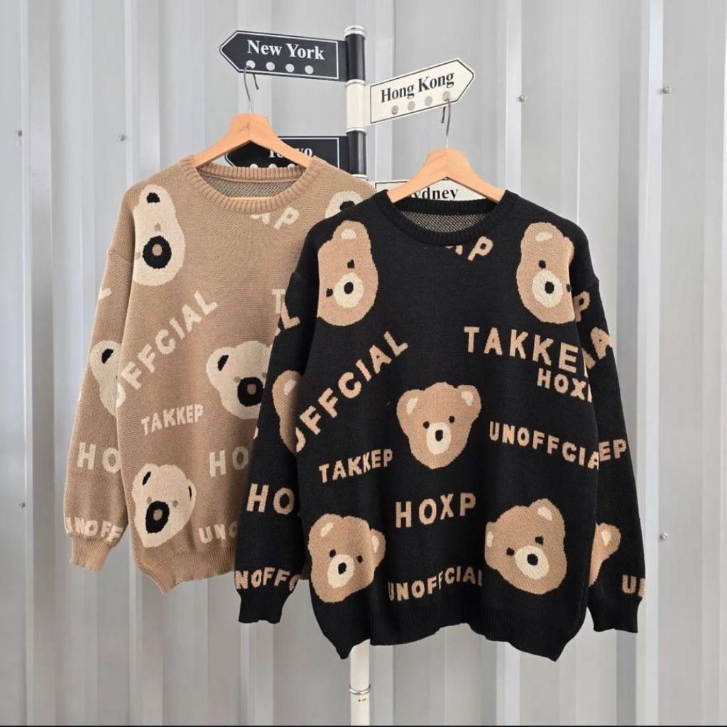 SWEATER RAJUT BEAR