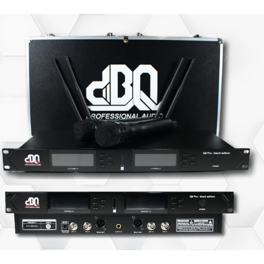MICROPHONE DBQ Q8 PRO BLACK EDITION WIRELESS MICROPHONE/MIC WIRELESS DBQ BLACK EDITION/MIC Q8 PRO