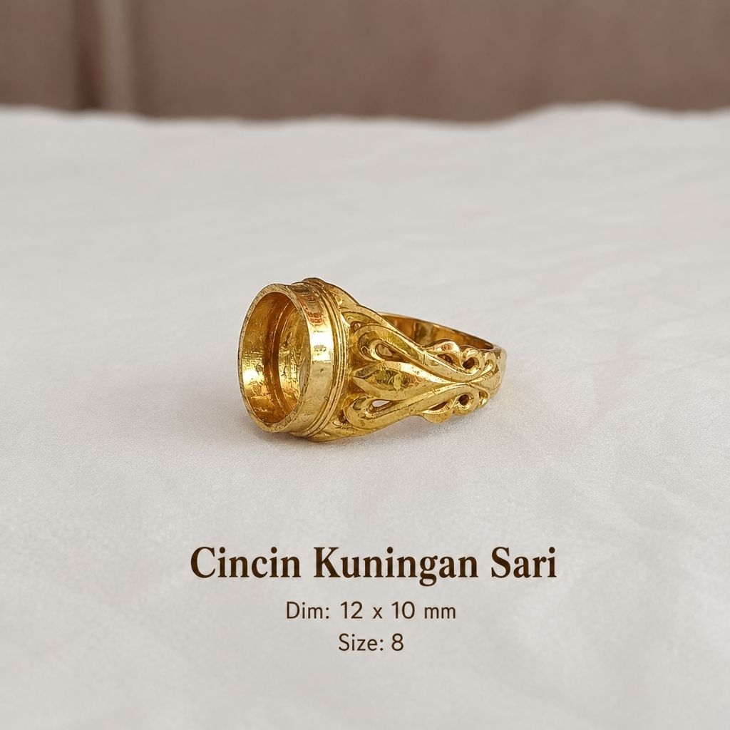 cincin emban batu akik batu akik batu permata Kuningan sari.69