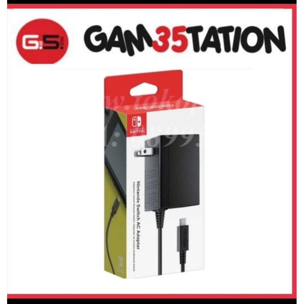 ADAPTOR ORIGINAL NINTENDO SWITCH V1/V2/OLED/LITE/NINTENDO SWITCH 2