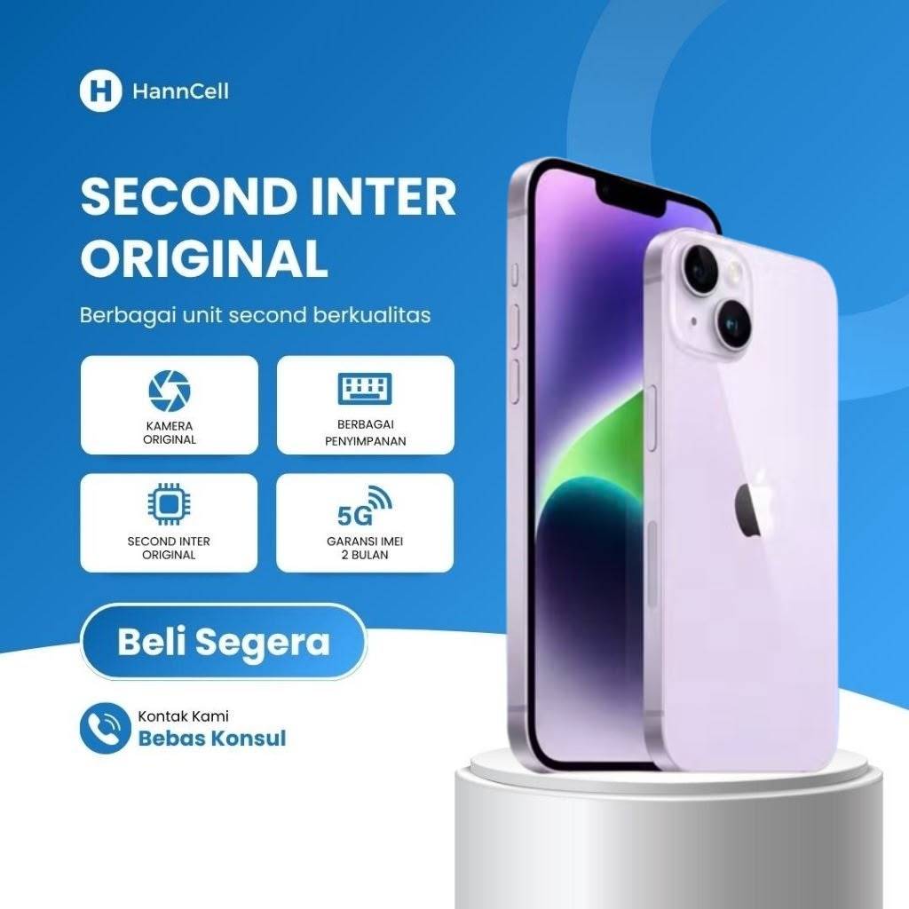 IP 14/14 PLUS SECOND INTER 128GB/256GB