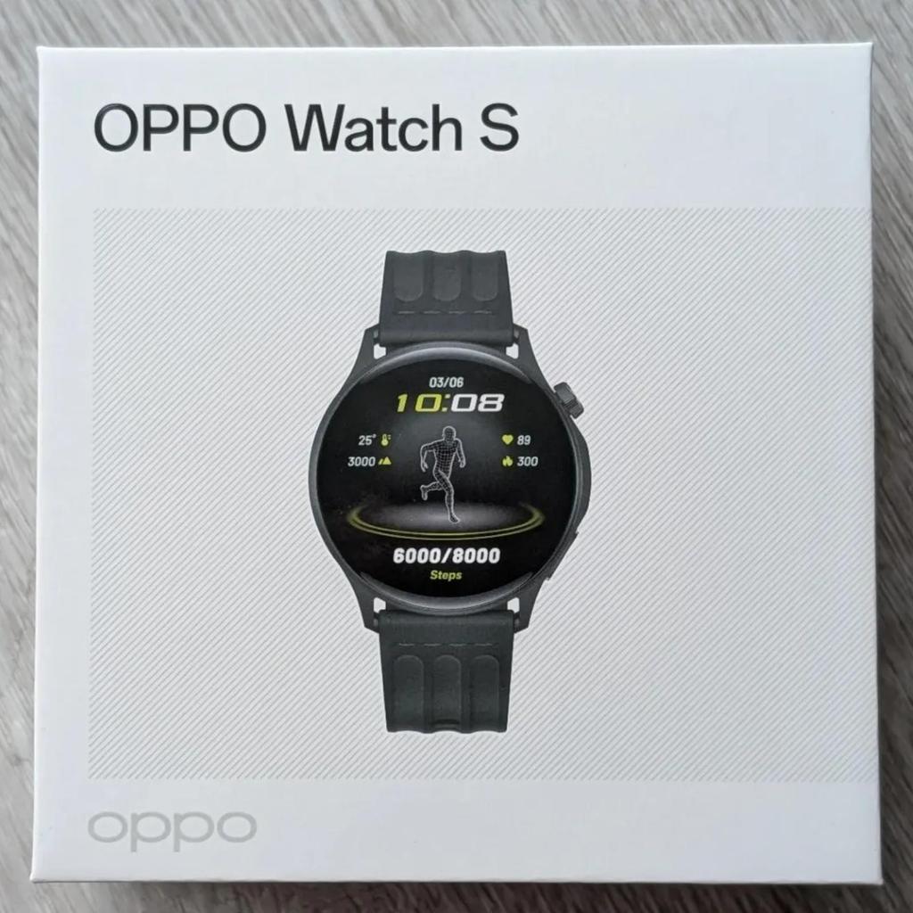 OPPO Watch S Smartwatch for Running, Fitness & Health | ex demo | Garansi Resmi