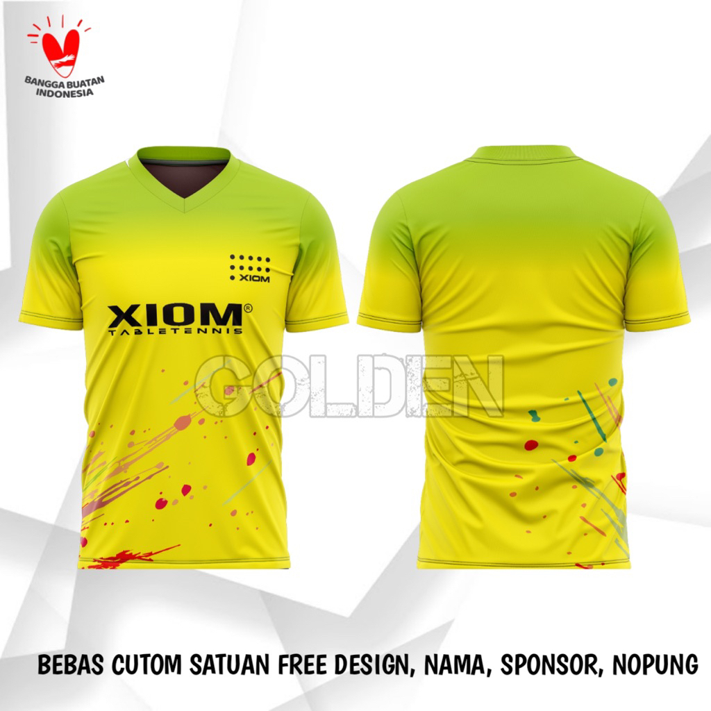 kaos jersey tenis meja ping pong custom/baju kaos olahraga tenis meja ping pong murah