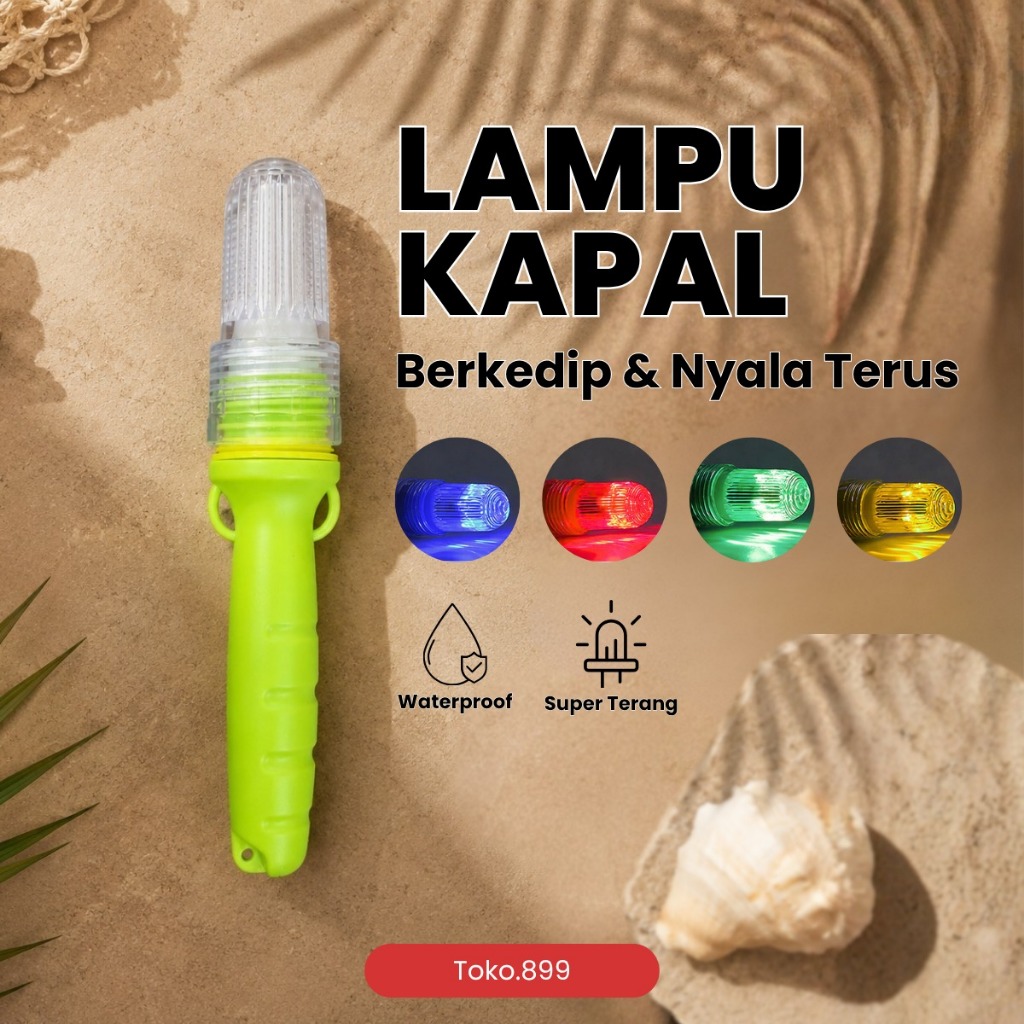 LAMPU SINYAL NELAYAN NEW MODEL LAMPU TORPEDO BERKEDIP & NYALA TERUS