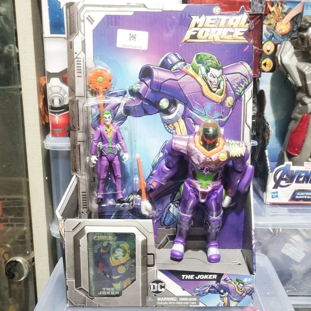 Spin Master DC Metal Force 6 Inch Armor Attack Joker