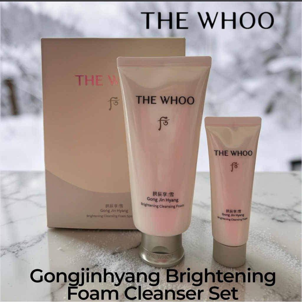 THE HISTORY OF WHOO BRIGHTENING FOAM CLEANSER SET
