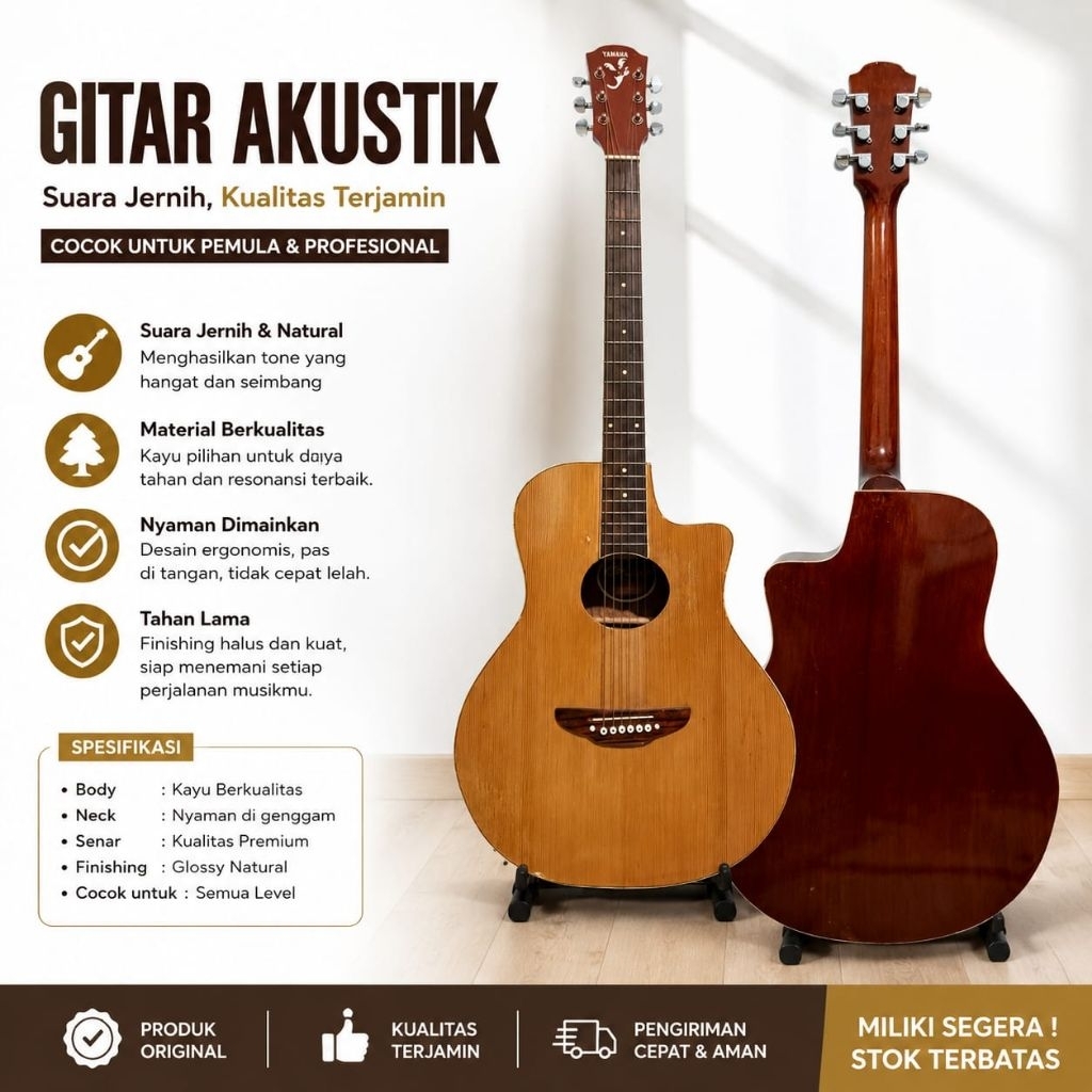 Gitar Yamaha APX500II Bekas Murah | Original | Cutaway | Second