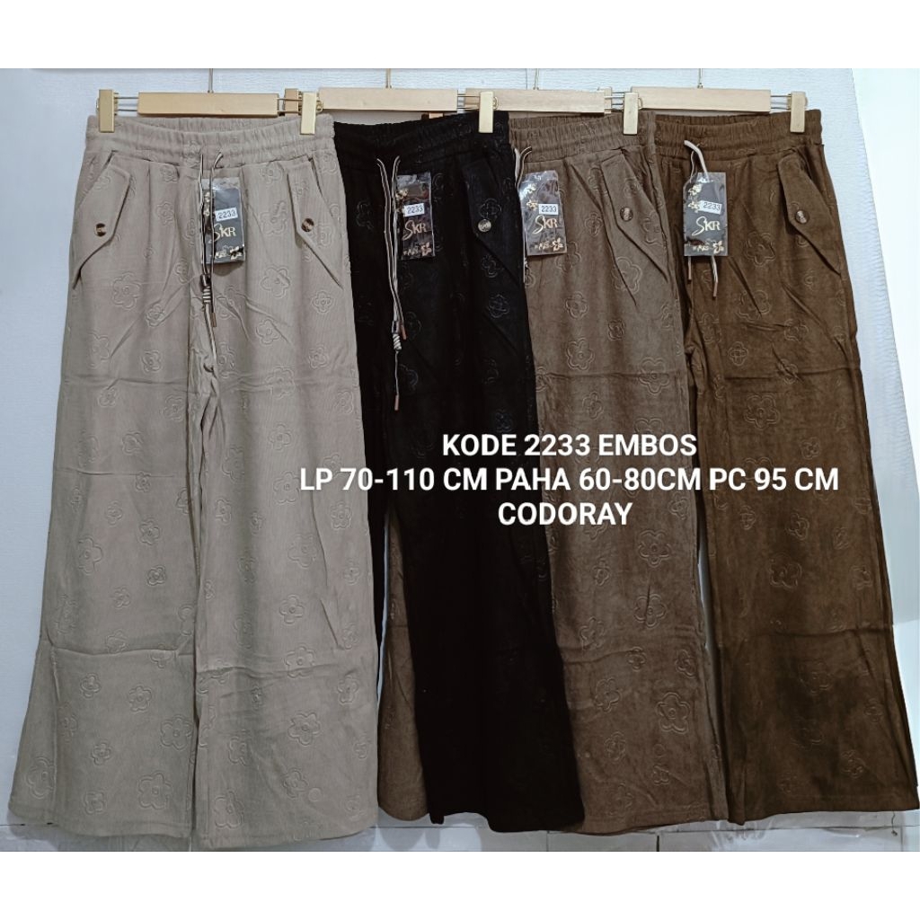 CELANA CODORAY KULOT EMBOS SKR