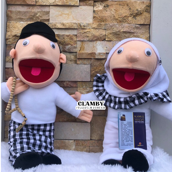 Boneka Muppet Boneka Tangan Boneka Edukasi Muppet Santri Laki-Laki
