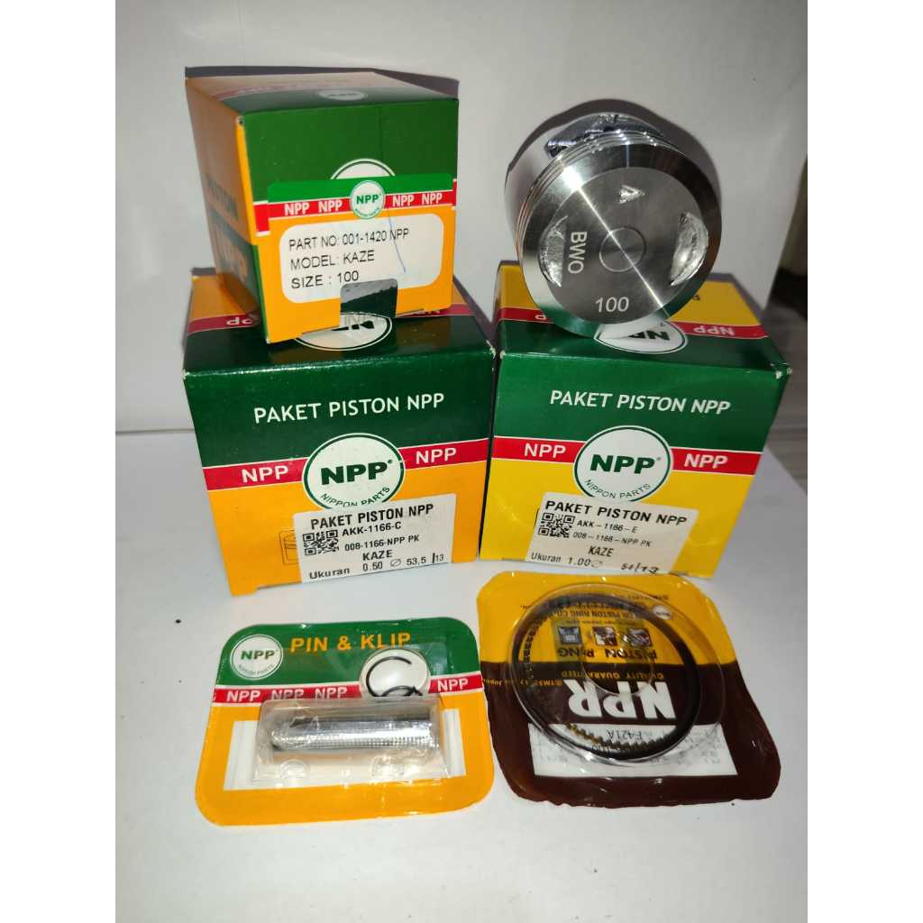 PISTON KIT KAZE PIN 13 OS  50 100 ORI NPP
