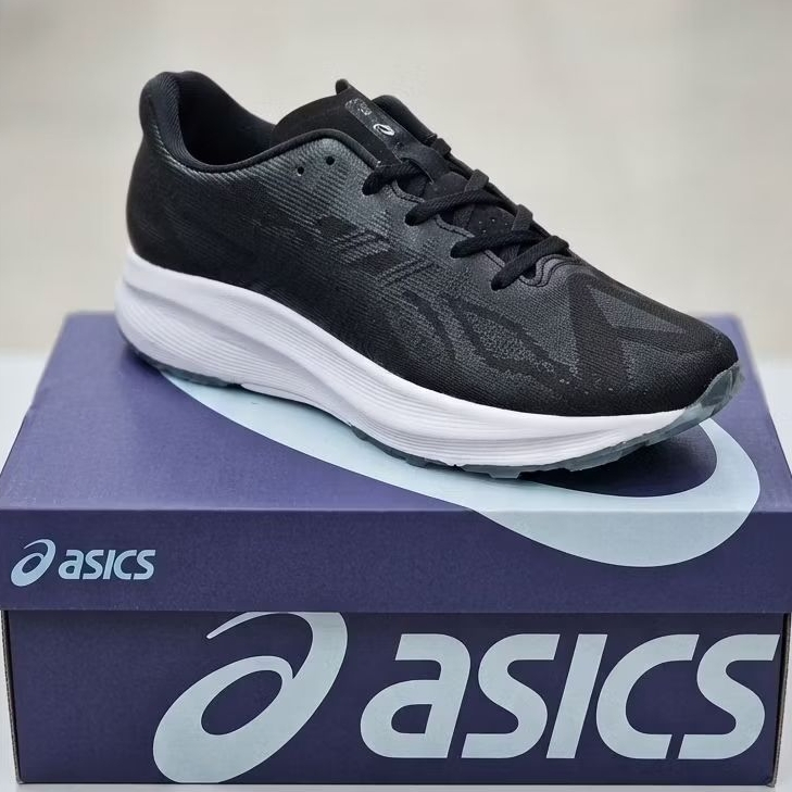 Sepatu Running & Trail ASICS Original Black White - Size 37
