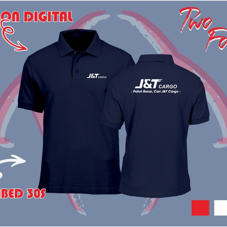 POLO JNT CARGO - KAOS JNT CARGO - BAJU JNT CARGO BEBAS WARNA