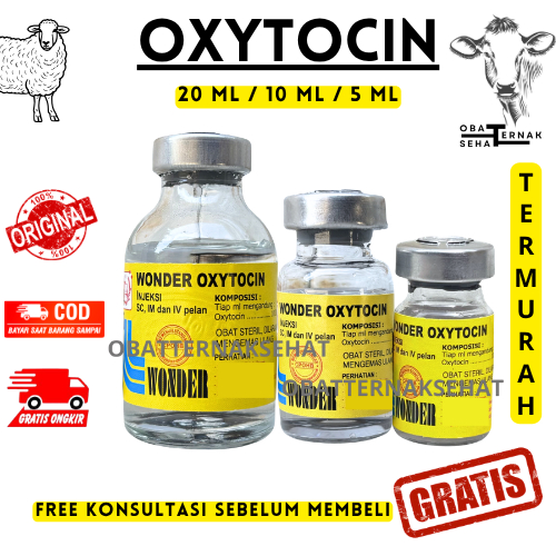 WONDER OXYTOCIN 20 ML, 10 ML, 5 ML – Untuk Kesehatan Hewan Wonder