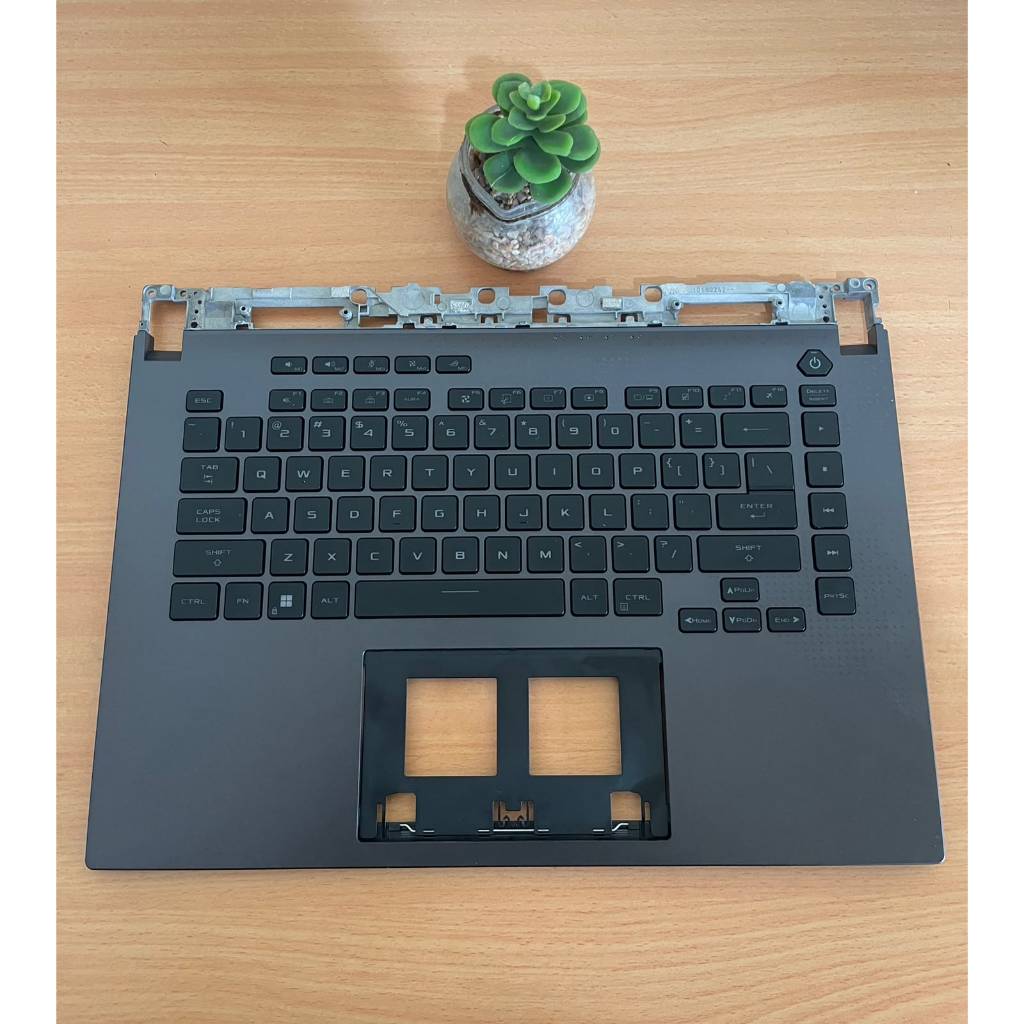 Casing Frame Keyboard Laptop ASUS ROG Strix G15 G513QM Grey