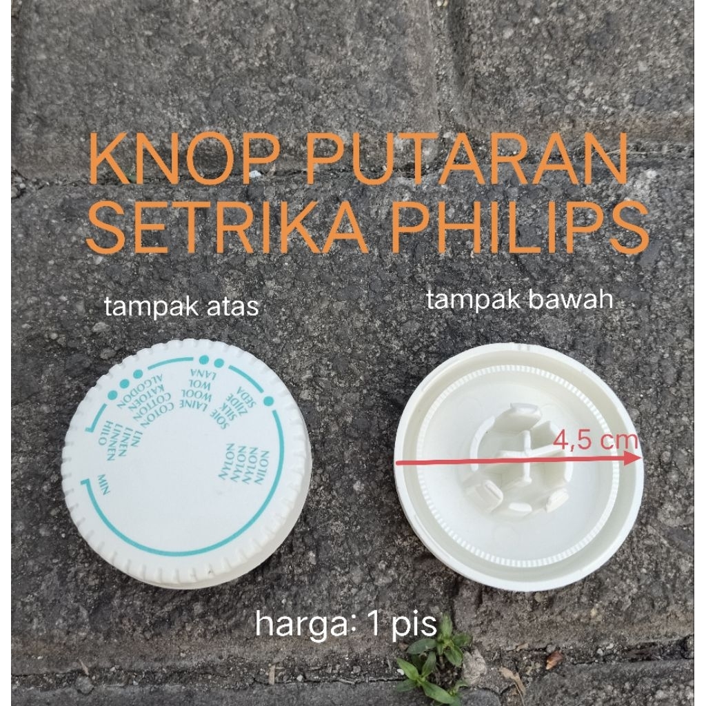 KNOP PUTARAN SETRIKA PHILIPS ORIGINAL TYPE HI 114