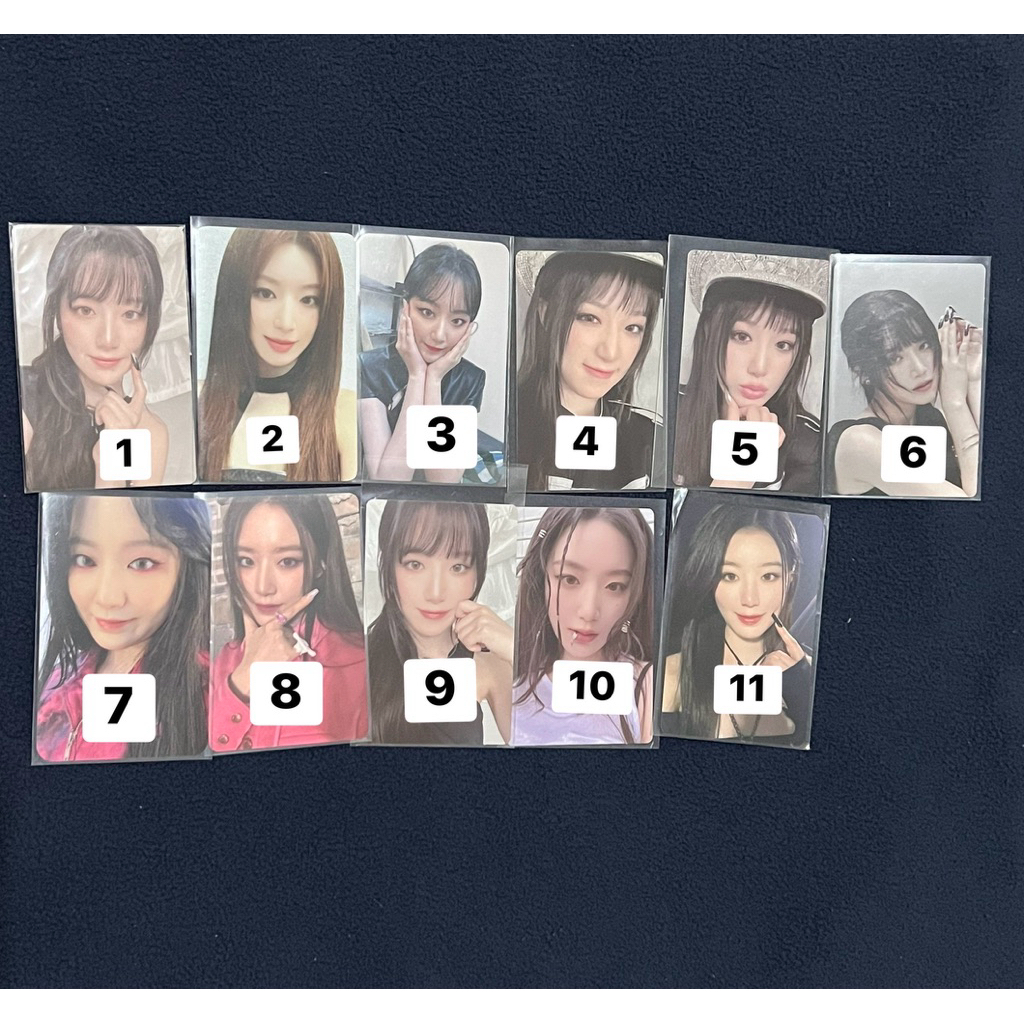 Photocard (PC) Official Yeh Shuhua (G)I-DLE GIDLE IDLE Part 2