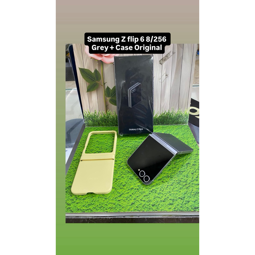 Samsung Z flip 6 8/256 Grey bekas resmi