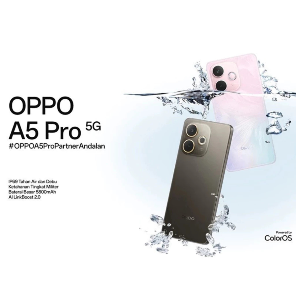 OPPO A5 Pro 5G Smartphone (8GB+256GB) – 6.67" Display | 50MP AI Camera | 5800mAh Battery