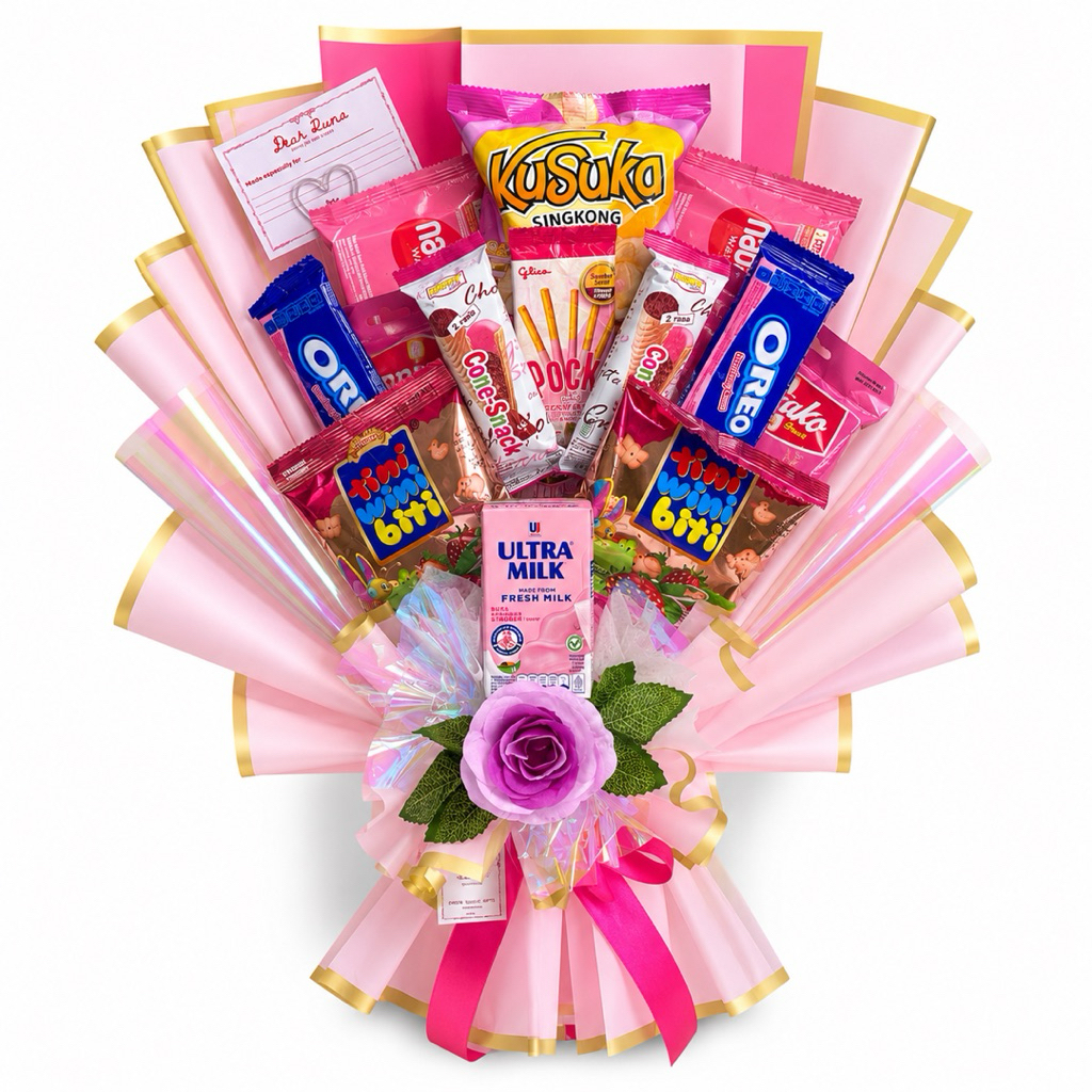 [DEAR RUNA] SNACK BOUQUET/ BUKET SNACK/ BUKET JAJAN/ BUKET MURAH SURABAYA