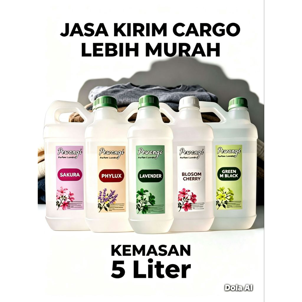 Pewangi Parfum Laundry Jrigen 5 Liter Wangi Awet Tahan Lama