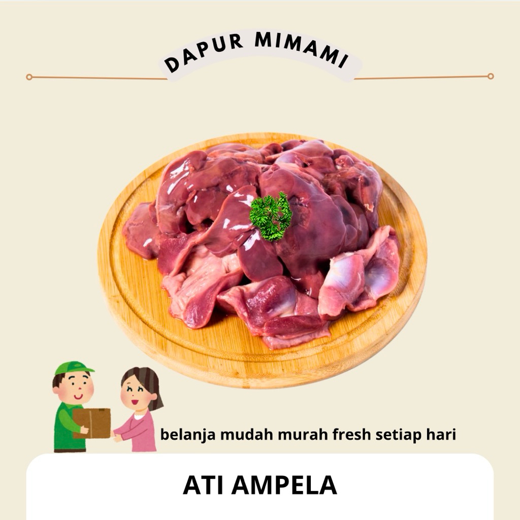 Ati Ampela Ayam - Bersih Fresh Hati Ampela Segar Potongan Harian Mentah